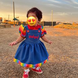 Girl Toddler Chucky Halloween Costume 