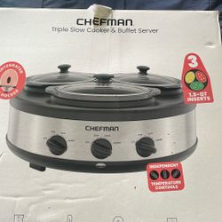Triple Slow Cooker 