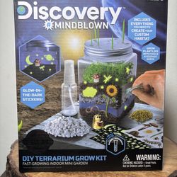 Discovery™™ #Mindblown Indoor DIY Terrarium Grow Kit, Multi-color
