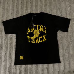 Amiri Track T-Shirt ‘Faded Black’