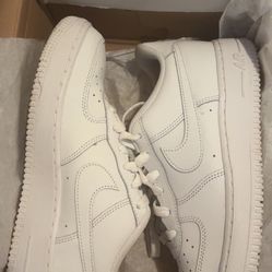White Nine Air Force 1s 