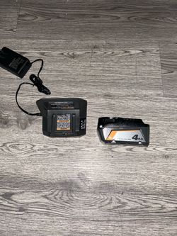 Ridgid 18V 4Ah Lithium-Ion Battery and Charger