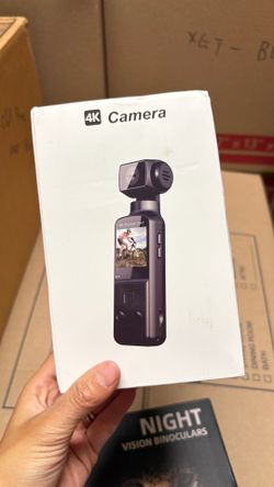 4K Pocket Camera – Open Box Like New – $50