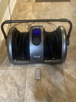 TISSCARE Shiatsu Foot Massager with Heat Function.  Remote Control Included.