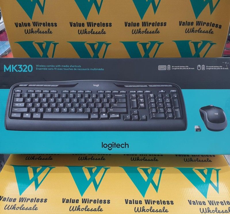 Logitech mk320 wireless keyboard +mouse