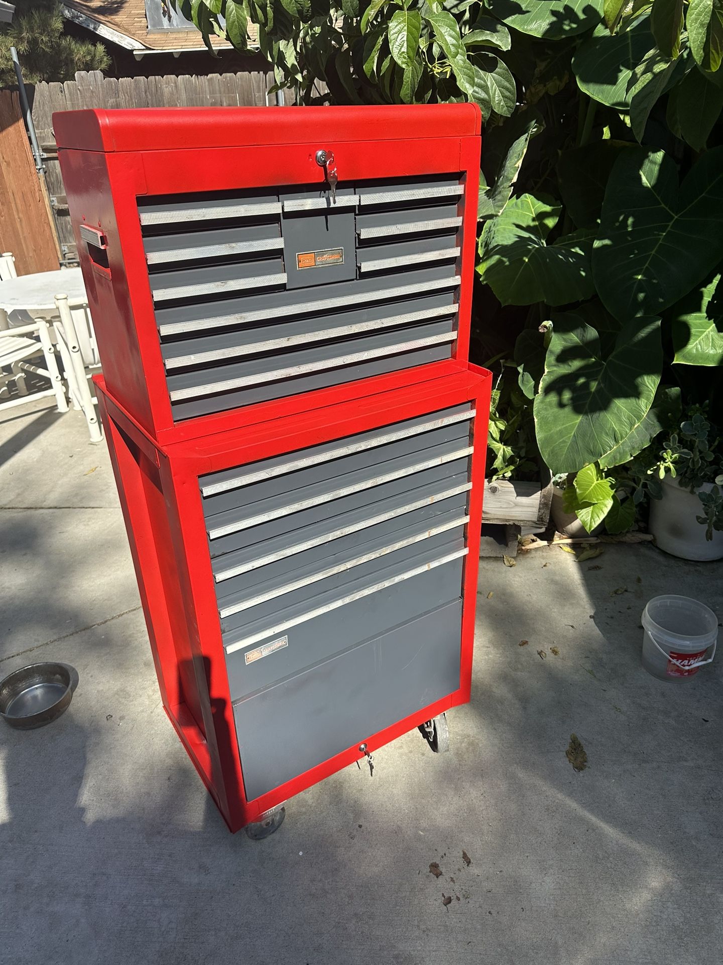 Vintage Sears Craftsman Tool Box Built In The US