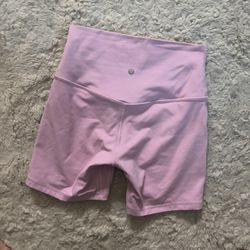 Pink lululemon shorts 