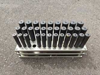 32 Pc Large Transfer Punch Set (Missing 35/64)