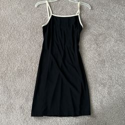 Black And White Sleeveless Dress , Size Small