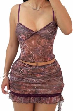 Women’s Halter Top and Skirt