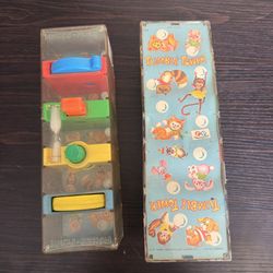 Vintage 1971 Fisher-Price Tumble Tower (#118) Marble Maze Toy Set of 2