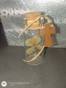 Four Leaf Clover In A Bottle