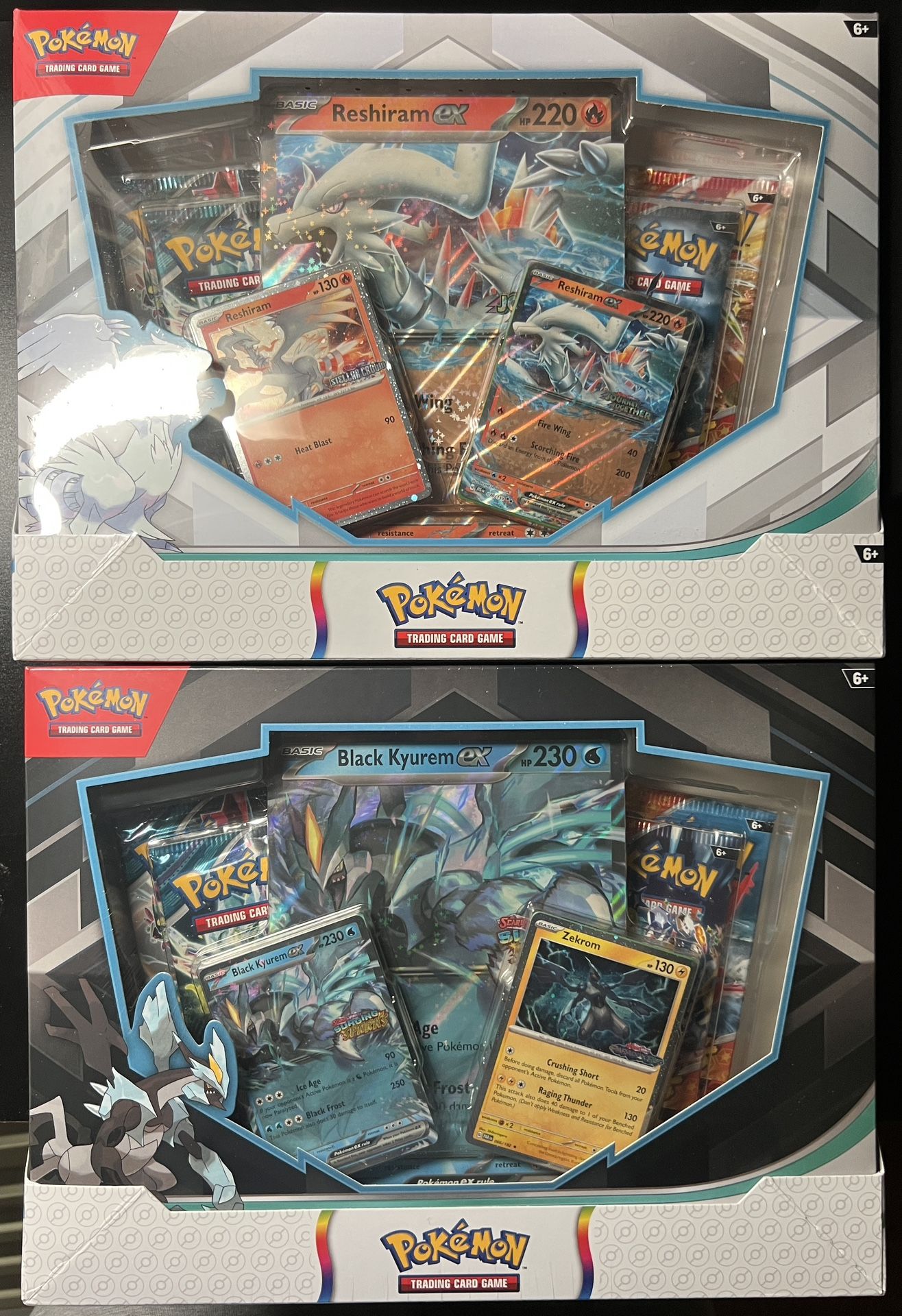 Pokemon EX Special Collection Boxes Reshiram Archaludon Black Kyurem Melmetal