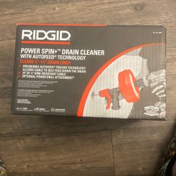 Ridgid Power spin drain cleaner