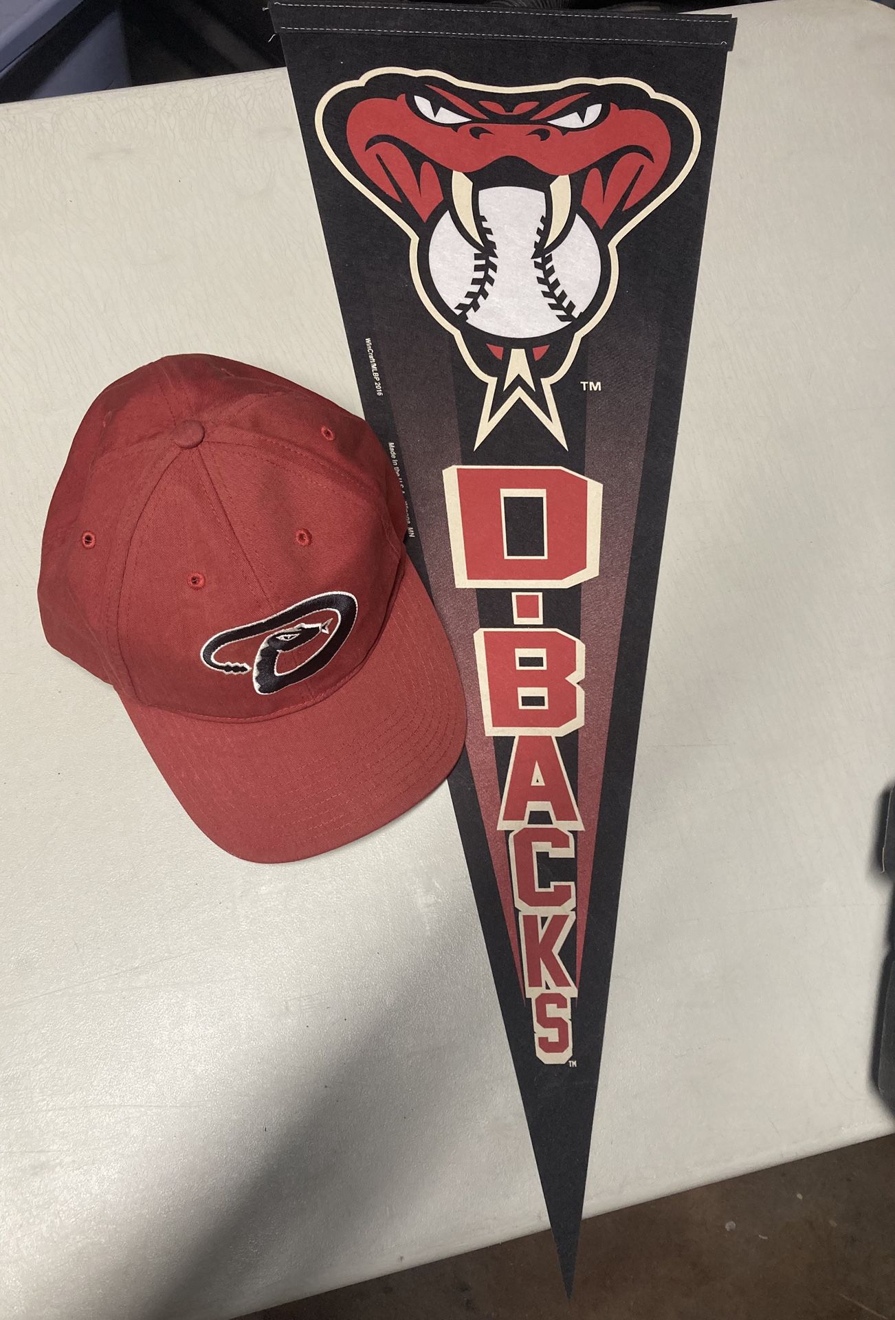 Dbacks Hat & Pennant
