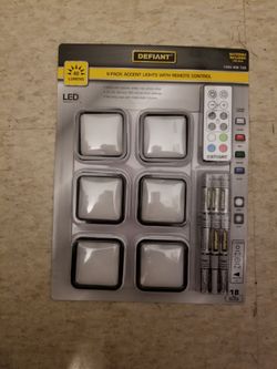 Defiant 6-pack Accent Lights With Remote Control