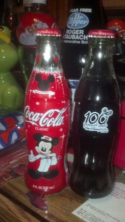 Disney coca cola bottles