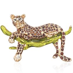 Chic Leopard Brooch