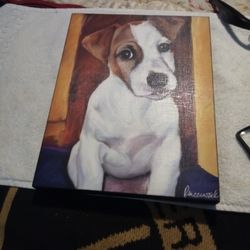 🇺🇸🤠 Father's Day Special"Jack Russell Oil Painting By""Robert McCLintock"