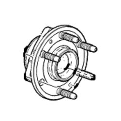 GM (contact info removed)0 Hub Assembly, Front Whl (W/ Brg & Whl Spd Sen)