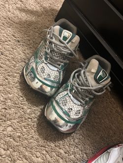 Bottega Veneta Sneakers Silver Green