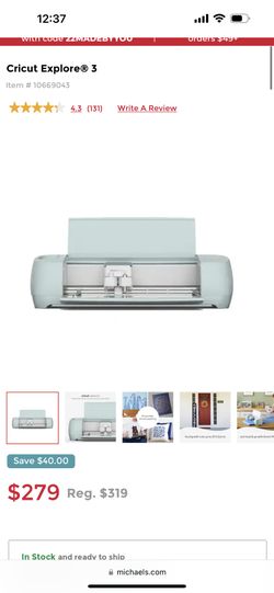 Cricut Explore 3 (Mint) BUNDLE