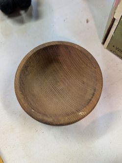 Vintage wood bowl