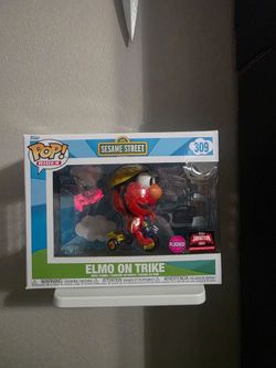 Funko Pop! Rides Sesame Street Elmo on Trike Flocked Exclusive