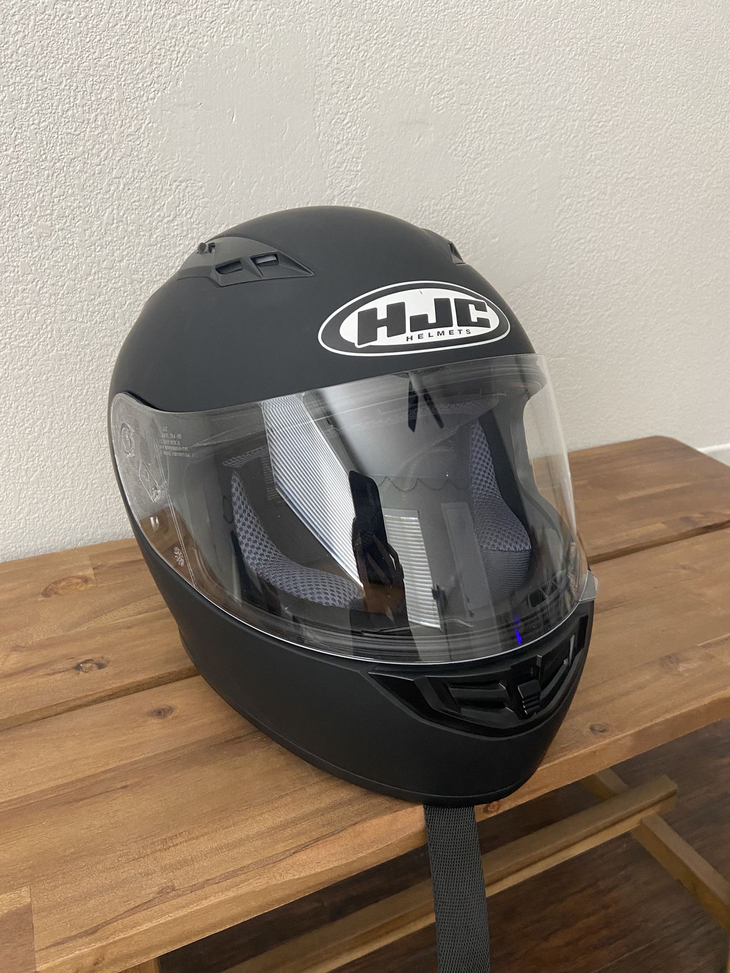 Matte Black HJC Motorcycle Helmet Sz Small