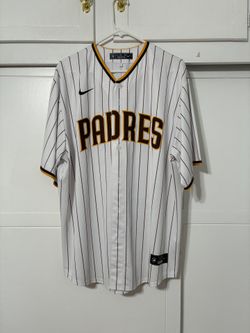 Authentic Nike Fernando Tatis Jr. San Diego Padres White Home Jersey Size XL