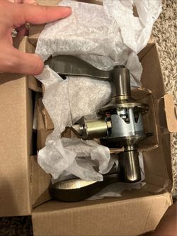 Schlage F40 Bed & Bath Privacy Door Lever Antique Brass New In Box