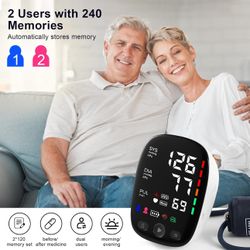 Blood Pressure Monitors for Home Use LED Display Automatic Digital Blood Pressure Monitors with Large Cuff