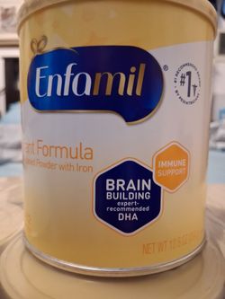 Seven cans Enfamil