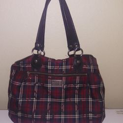 Vintage Coach Poppy Bag Plaid