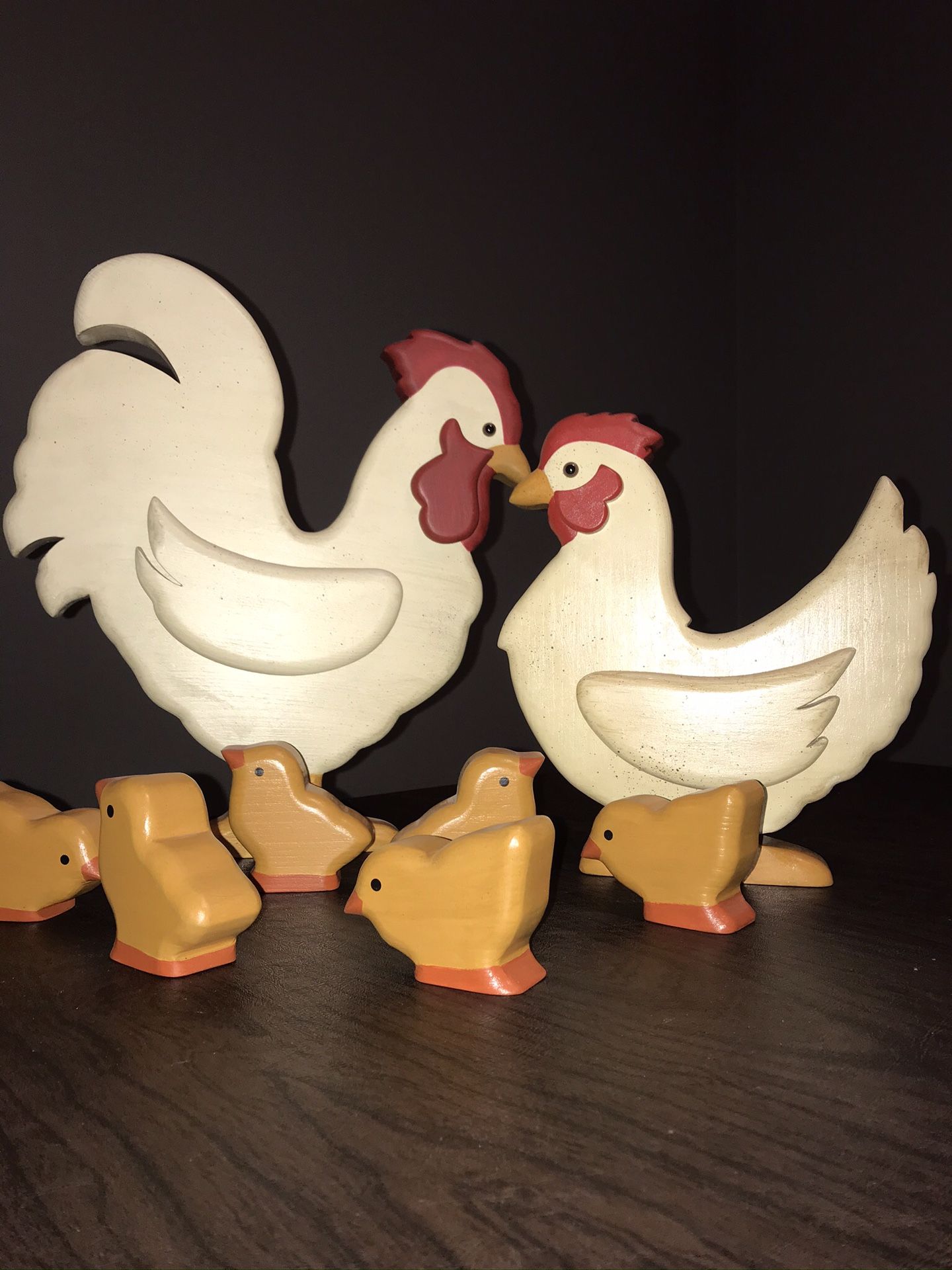 Family of chicks