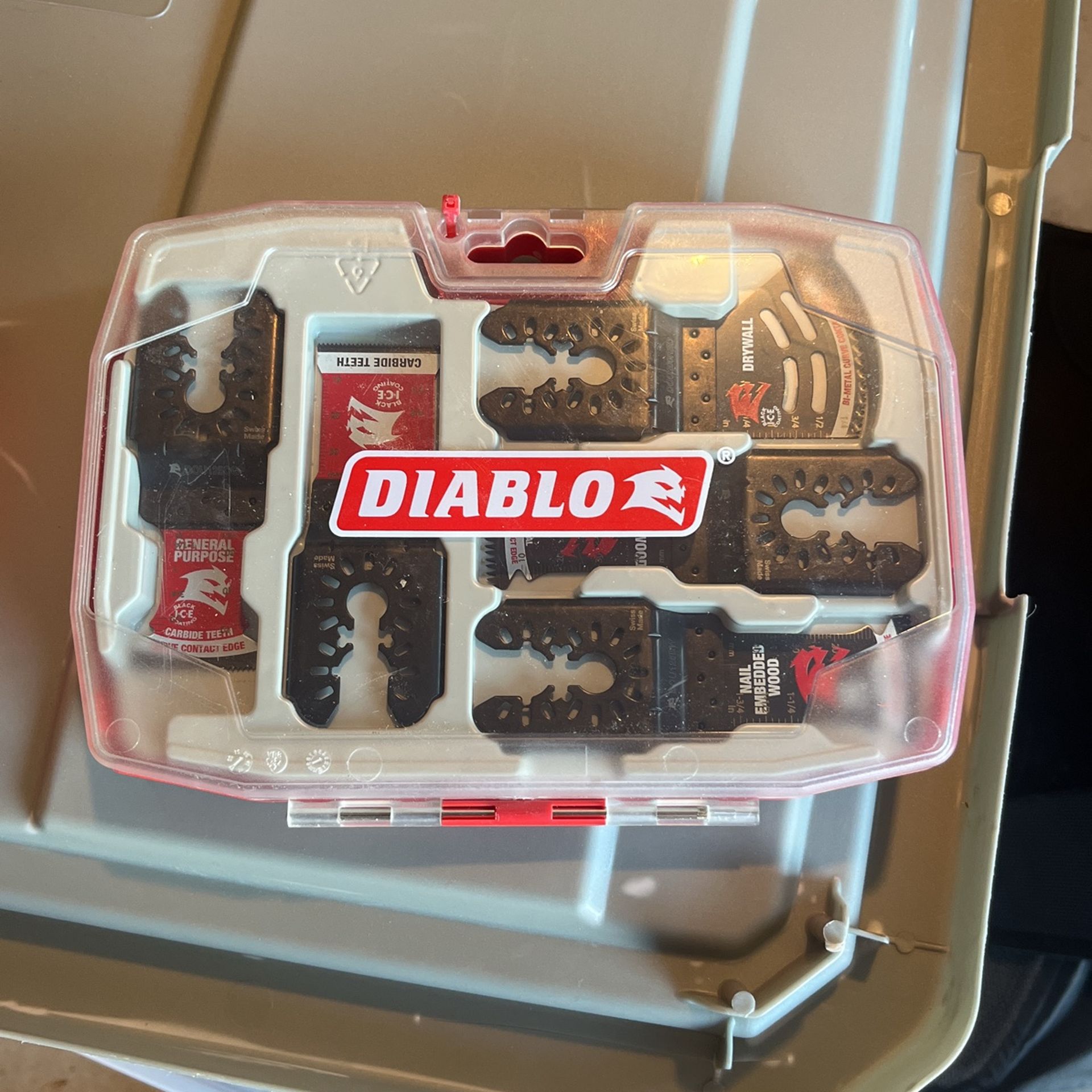 Diablo five piece oscillating blade set