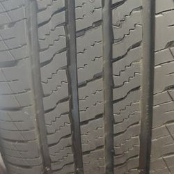 SINGLE LIONHART 235/65/17 TIRE MOUNTED AND BALANCED 