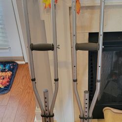 Adjustable Aluminum Crutches