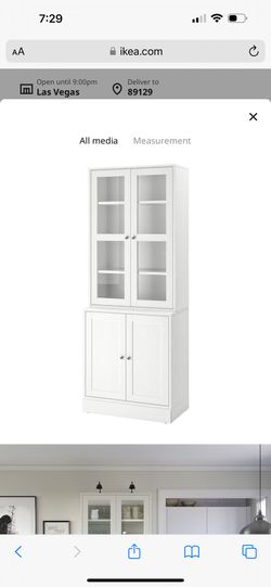 HAVSTA Storage combination Cabinet With Glass Doors