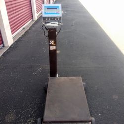 Commercial Platform Scale On Wheels