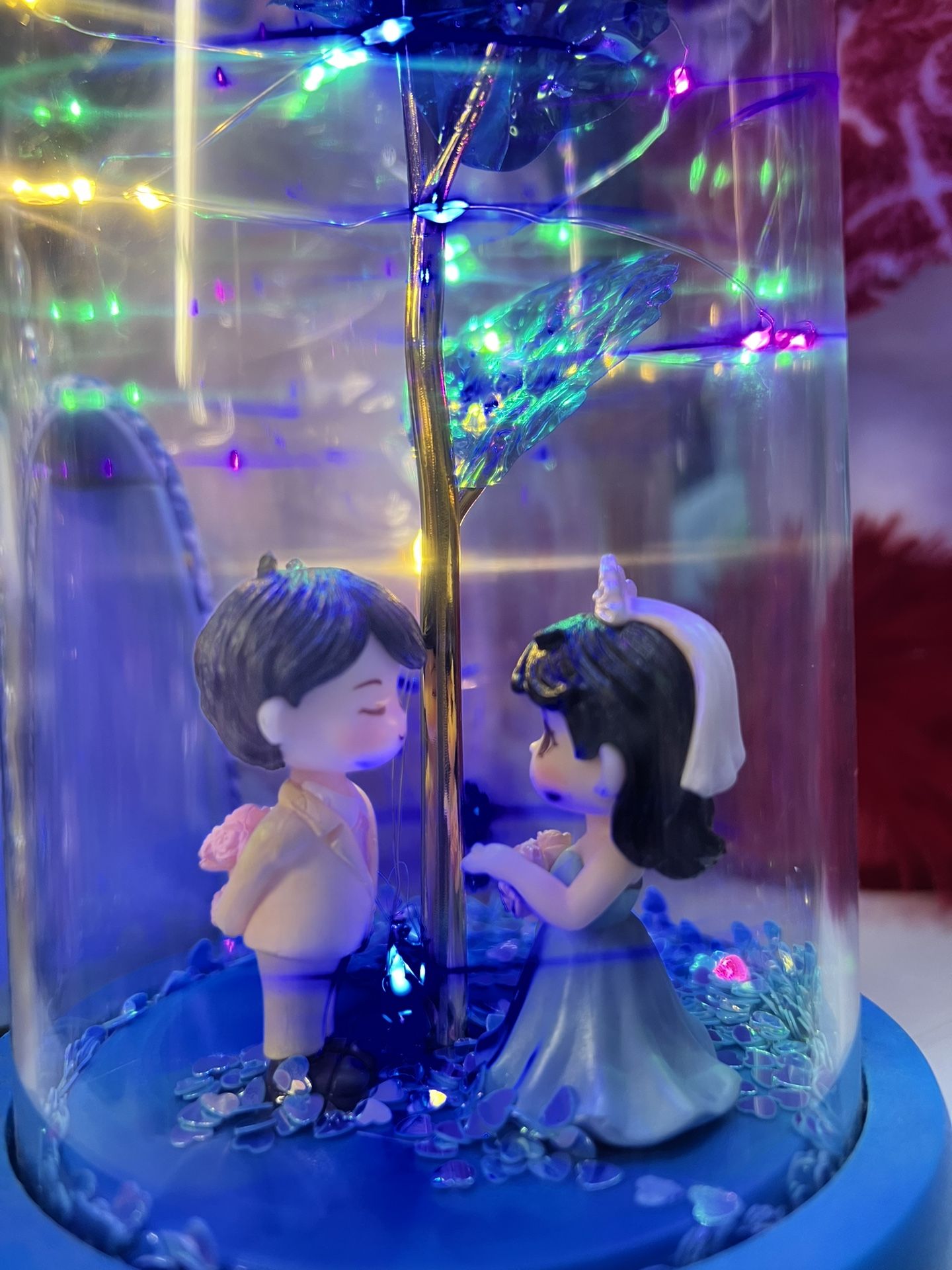 Lámpara Con luz De Novios