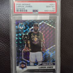2020 PANINI MOSAIC #297 LeBRON JAMES GENESIS