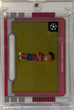 Lamine Yamal • 2025-26 Topps UEFA Club Competitions • 8-Bit Shots