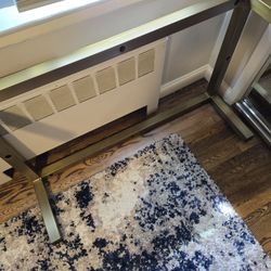 Parsons Brass Base 48x28 Small Rectangular Coffee Table