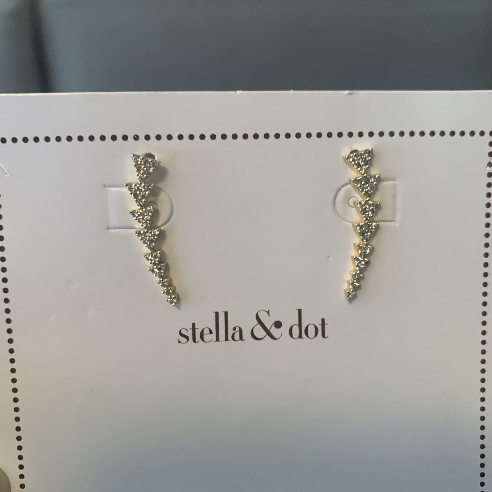 Brand New Stella & Dot Diamond Earrings