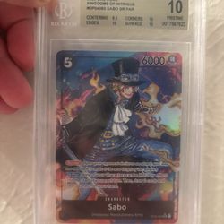 One Piece Card Bundle + Sabo Alt Art Beckett Pristine 10