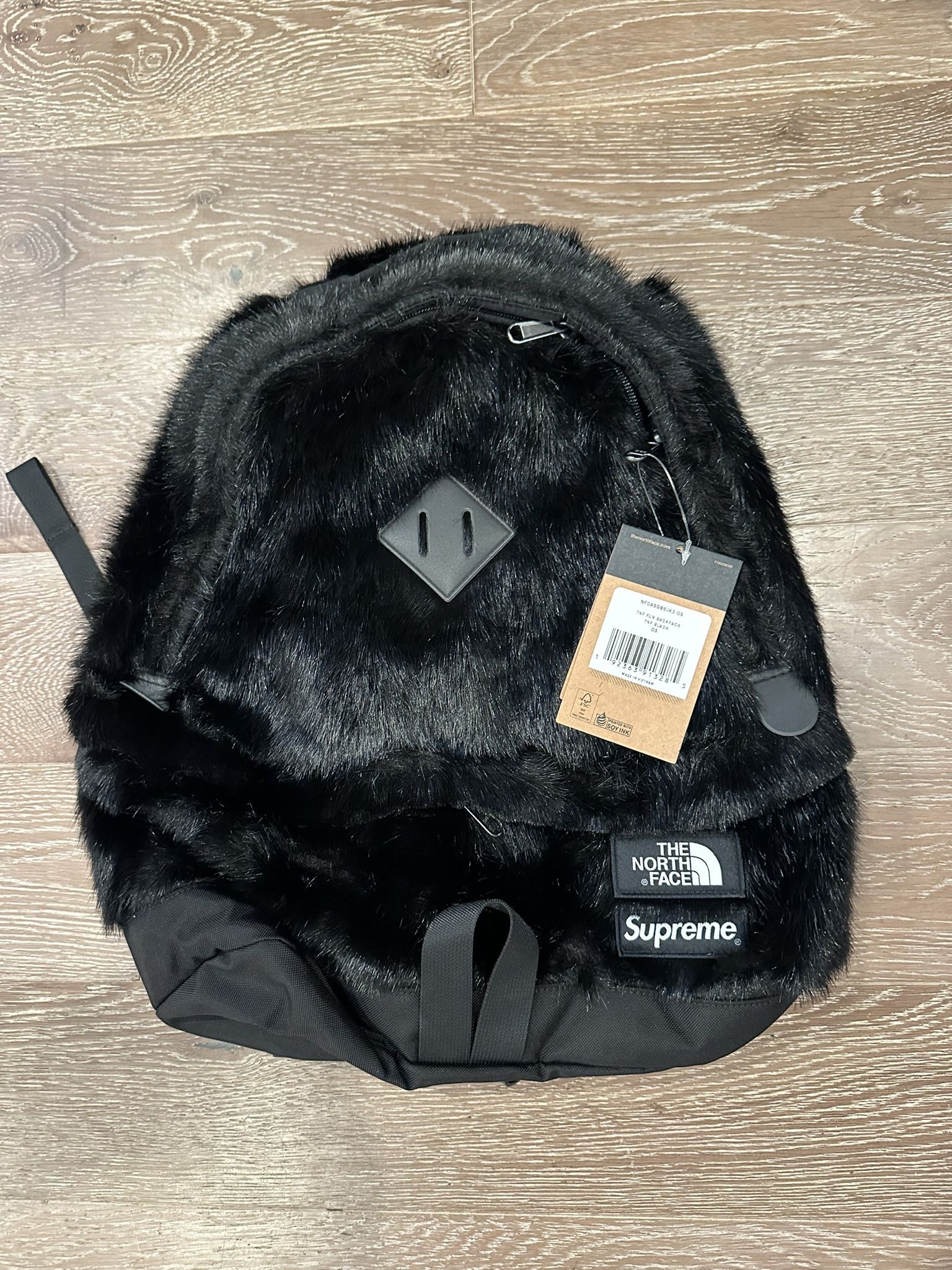 The North Face Supreme Faux Fur Backpack