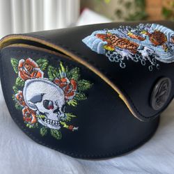 ED HARDY sunglasses hard  Case Embroidered Koi Fish 