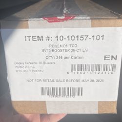 Pokemon Destined Rivals Booster Box Sealed Case