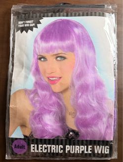 Electric Purple Costume Wig – Adult